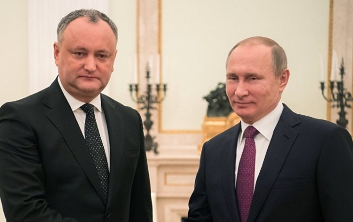 Путин Додон