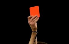 красная карточка футбол