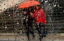 дождь зонт город