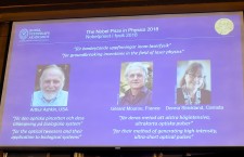 Портреты Артура Эшкина, Жерара Муру и Донны Стриклэнд